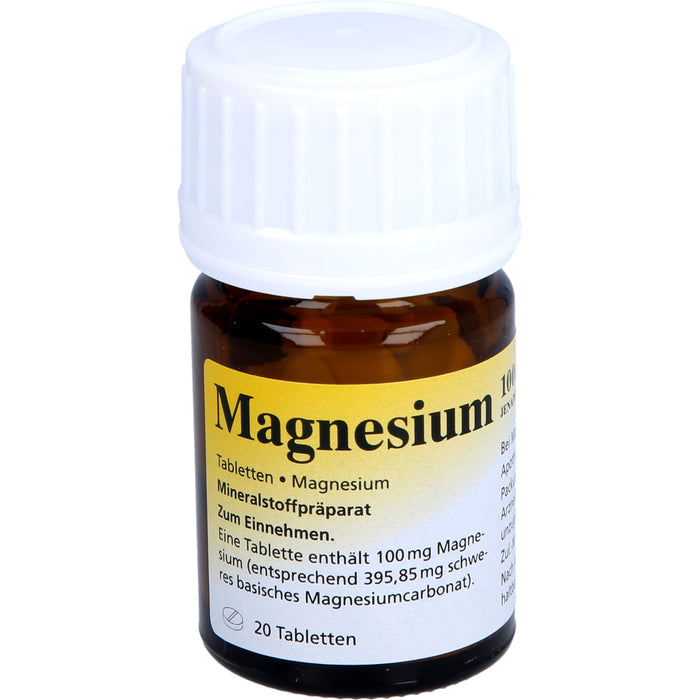 JENAPHARM Magnesium 100 mg Tabletten, 20 St. Tabletten