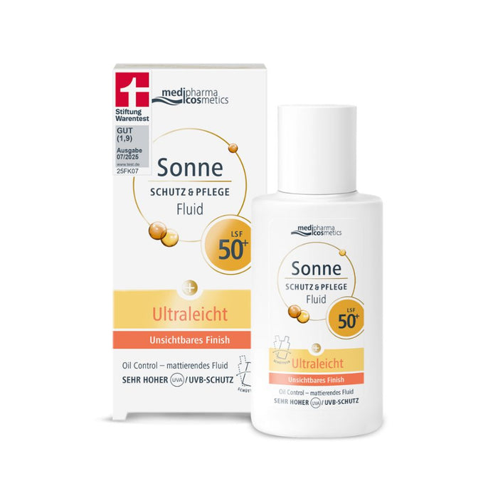 Medipharma Cosmetics Sonne Schutz & Pflege Fluid LSF 50+ ultraleicht, 50 ml Creme