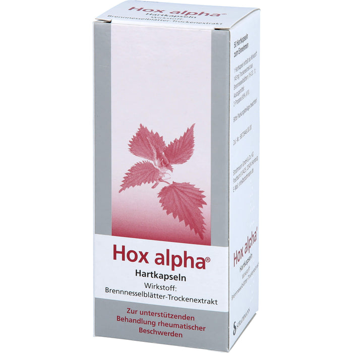 Hox alpha Hartkapseln zur unterstützenden Behandlung bei rheumatischen Beschwerden, 50 St. Kapseln