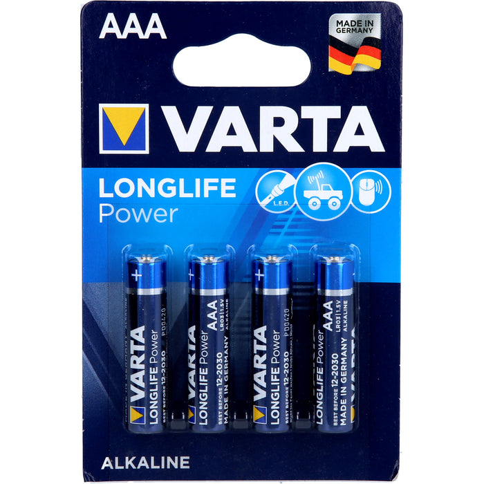 VARTA Batterie Micro LR03 AAA 4903, 4 St. Batterie