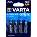 VARTA Batterie Micro LR03 AAA 4903, 4 St. Batterie