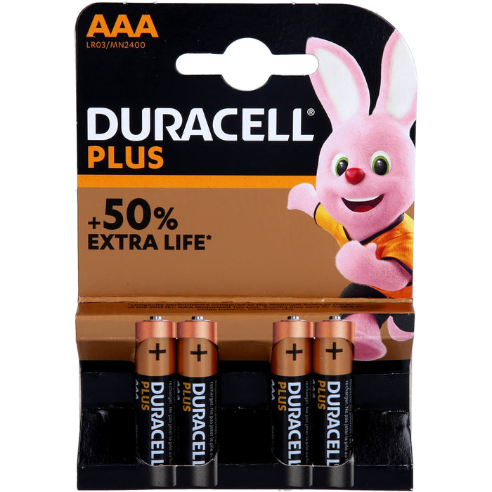 Batterie Micro LR03 AAA MN2400 DURACELL PLUS, 4 St 