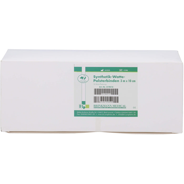 SYNTHETIK WATTE POLSTERBINDE 3MX10CM, 10 St BIN