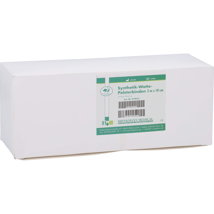 SYNTHETIK WATTE POLSTERBINDE 3MX10CM, 10 St BIN