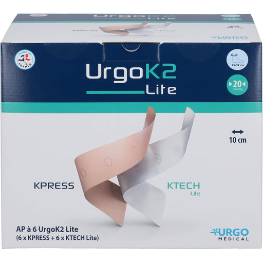 UrgoK2 Lite Kompr.Syst.10cm Knoechelumf.25-32cm, 6 St BIN