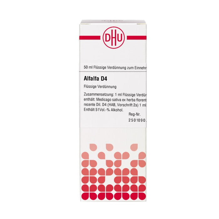 Alfalfa D4 DHU Dilution, 50 ml Lösung