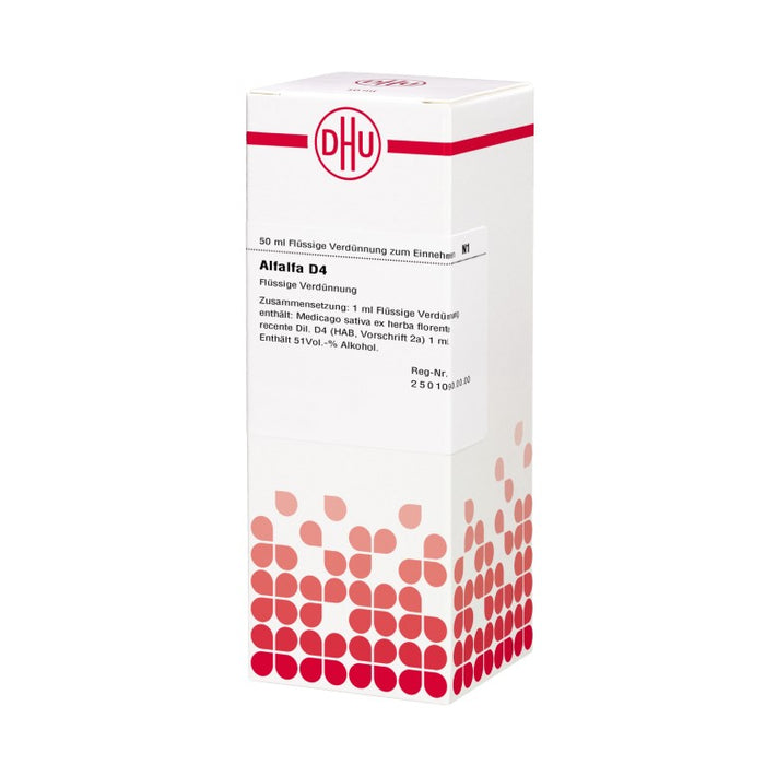 Alfalfa D4 DHU Dilution, 50 ml Lösung