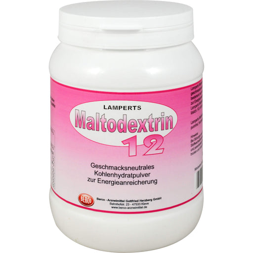 LAMPERTS Maltodextrin 12 Kohlenhydratpulver, 500 g Pulver