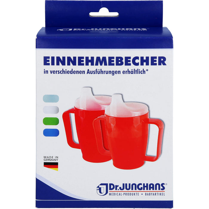 Einnehmebecher m.Griff u.2Deckel 4 u.12mm, 1 St 