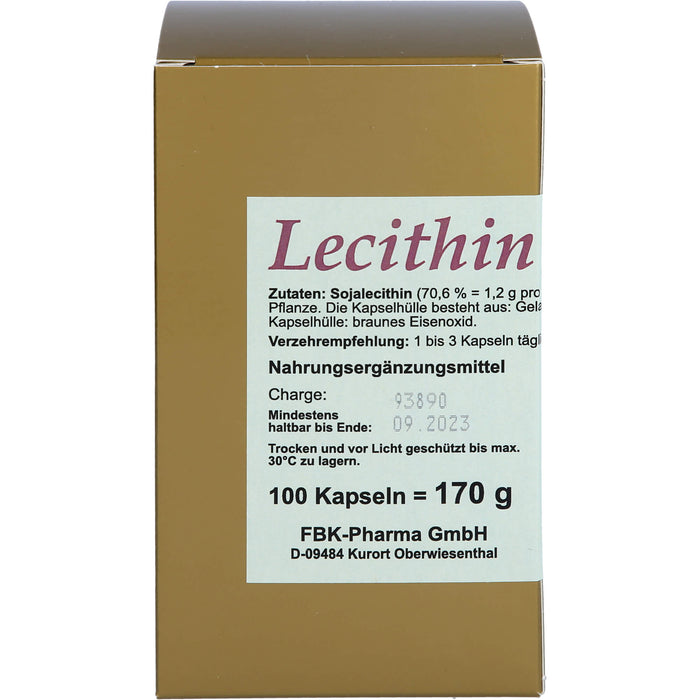FBK-Parma Lecithin 1200 Kapseln, 100 St. Kapseln