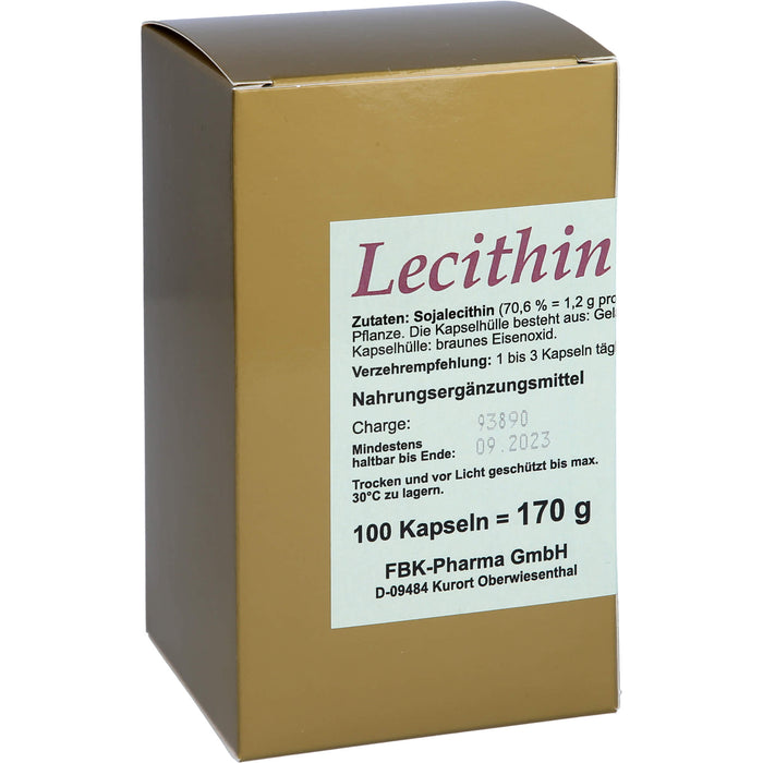 FBK-Parma Lecithin 1200 Kapseln, 100 St. Kapseln