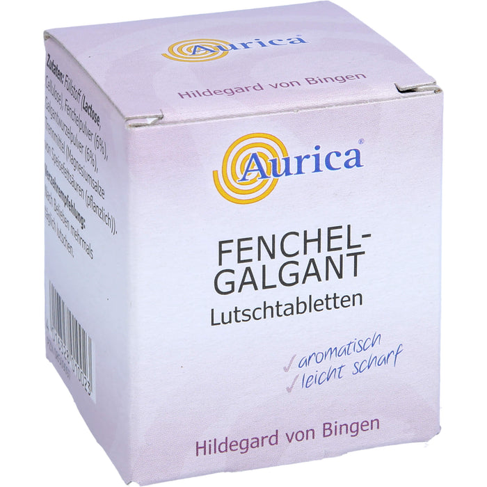 Aurica Fenchel-Galgant Lutschtabletten, 170 pcs. Tablets