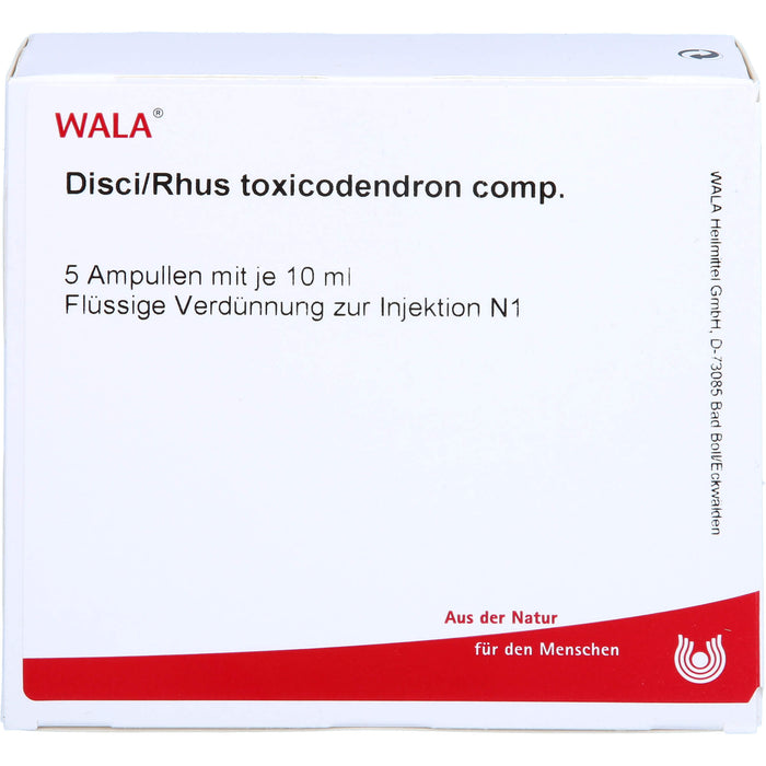WALA Disci/Rhus Tox comp. flüssige Verdünnung, 5 St. Ampullen