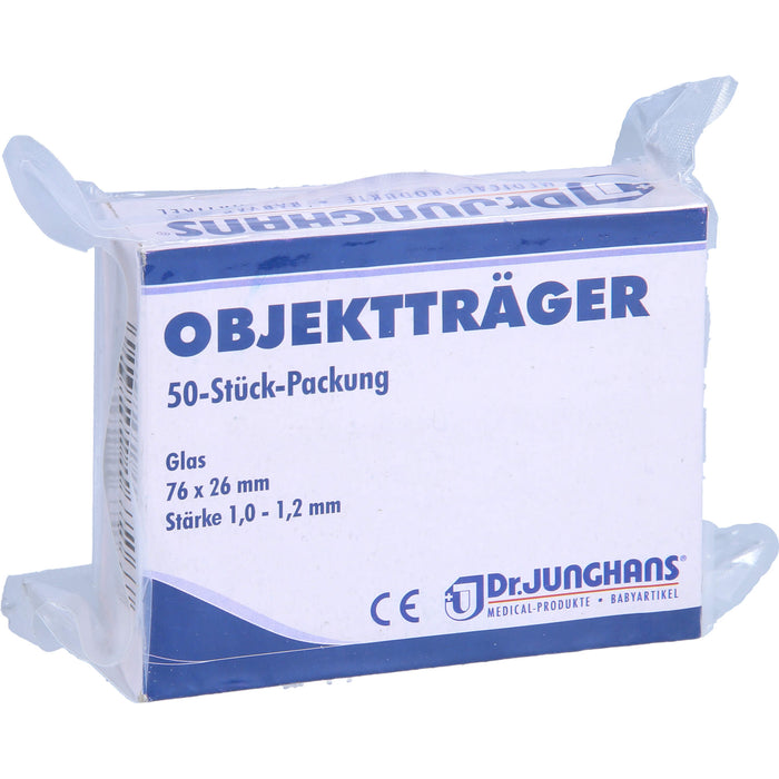 DR. JUNGHANS Objektträger 76 x 26 mm aus Glas, 50 St. Packung