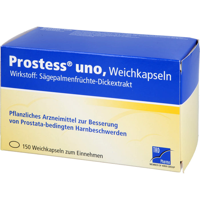 Prostess uno Weichkapseln bei prostatabedingten Harnbeschwerden, 150 St. Kapseln