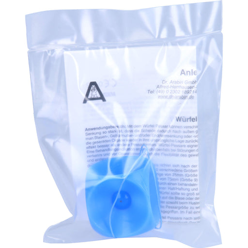 Arabin Würfelpessar mit Innenknopf Gr. 3, 1 St. Packung