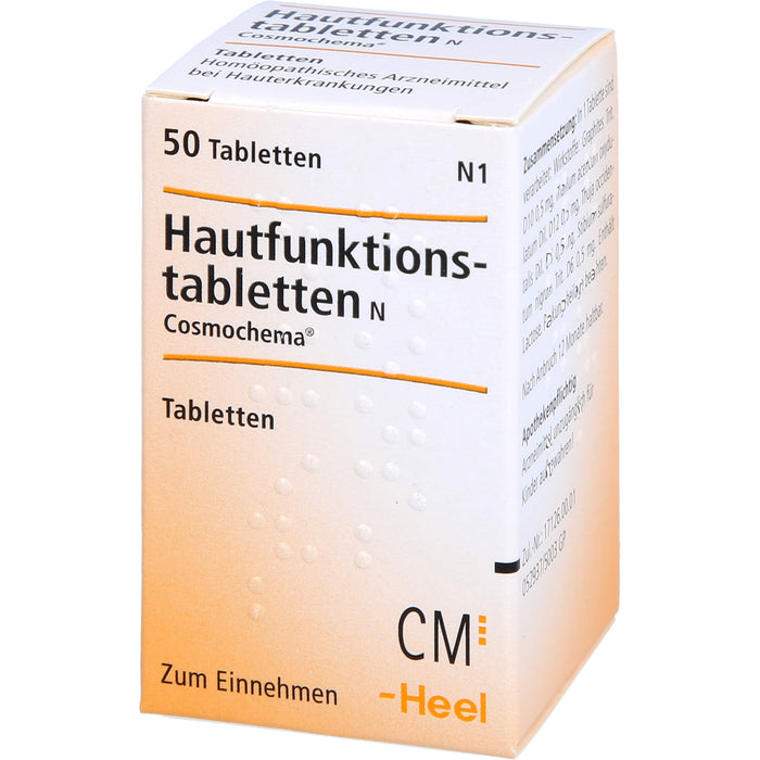 Hautfunktionstabletten N Cosmochema bei Hauterkrankungen, 50 St. Tabletten