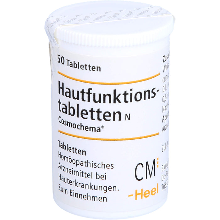 Hautfunktionstabletten N Cosmochema bei Hauterkrankungen, 50 St. Tabletten