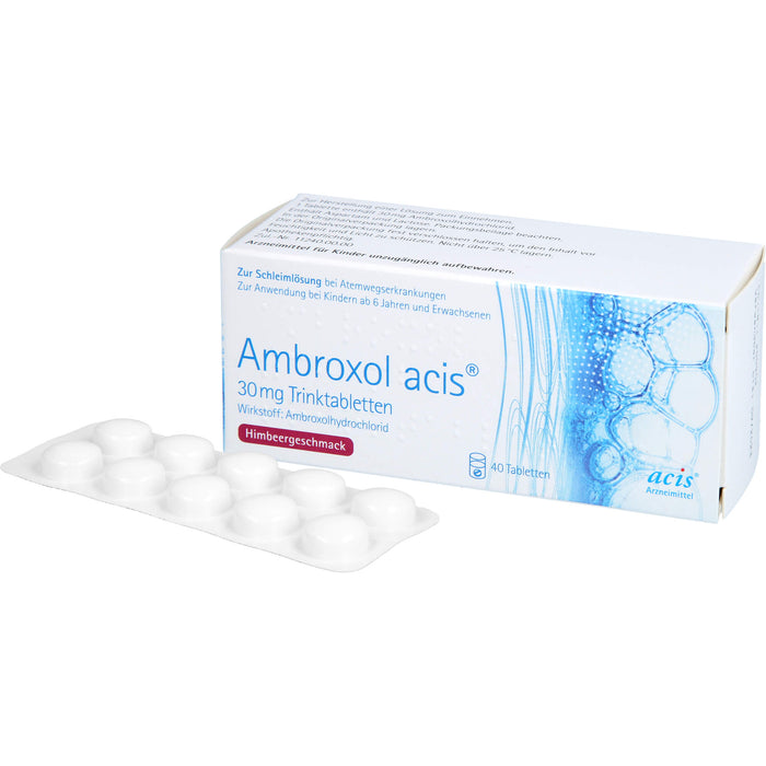 Ambroxol acis® 30 mg Trinktabletten, Tabletten, 40 St. Tabletten