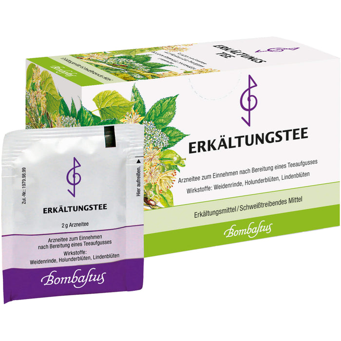 Bombastus Erkältungstee Filterbeutel, 20 St. Filterbeutel