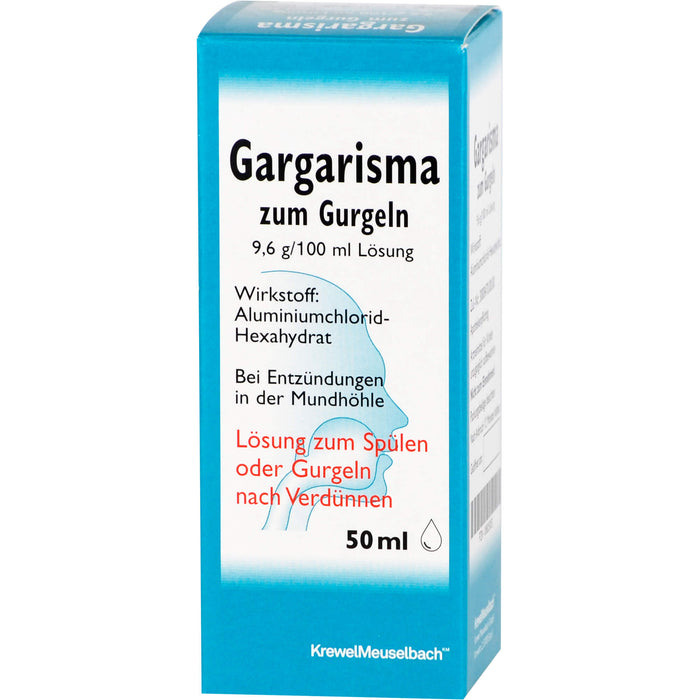 Gargarisma zum Gurgeln, 9,6 g/100 ml Lösung, 50 ml Lösung