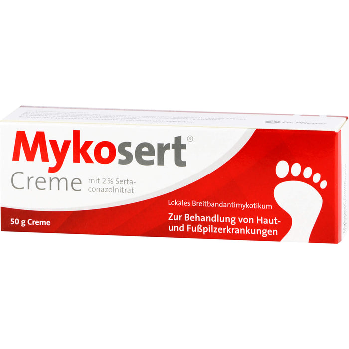 Mykosert Creme bei Haut- und Fußpilz, 50 g Creme