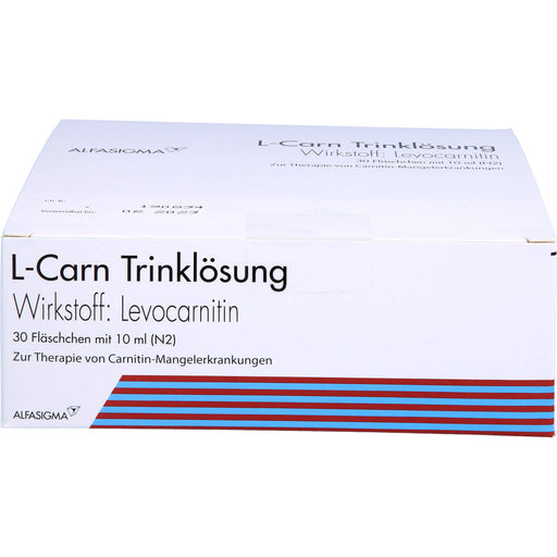 ALFASIGMA L-Carn Trinklösung bei Carnitin Mangelerkrankungen, 30 St. Flaschen