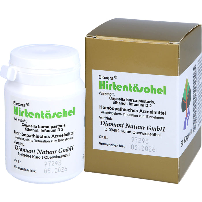 Bioxera Hirtentaeschel Kapseln, 60 St. Kapseln