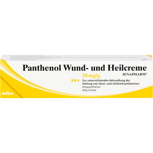Panthenol Wund- und Heilcreme Jenapharm 50 mg/g, 50 g Creme