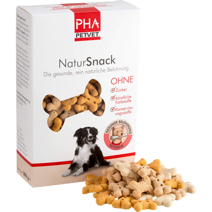 PHA NaturSnack für Hunde als gesunde, natürliche Belohnung für Hunde, 200 g Snacks