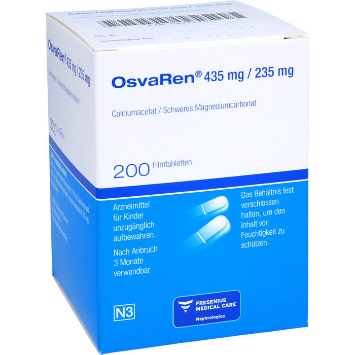 OsvaRen Filmtabletten bei hohen Phosphatwerten, 200 St. Tabletten