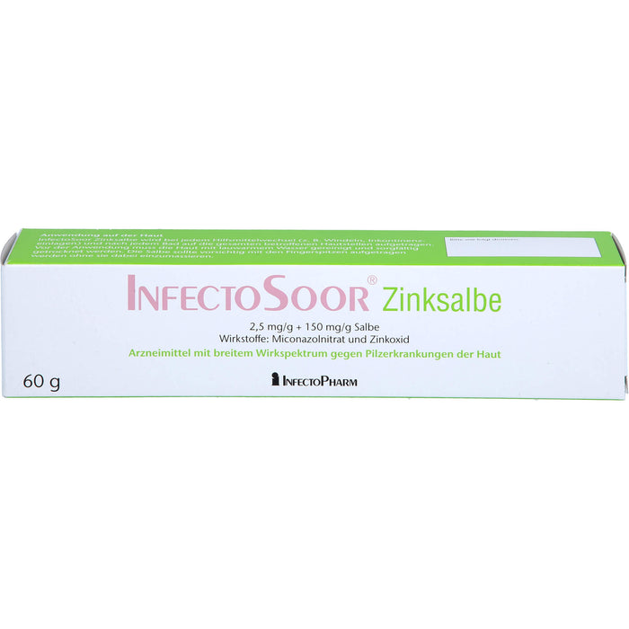 InfectoSoor  Zinksalbe, 2,5 mg/g + 150 mg/g Salbe, 60 g Salbe