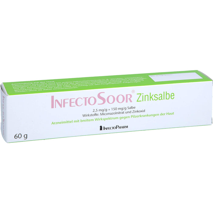 InfectoSoor  Zinksalbe, 2,5 mg/g + 150 mg/g Salbe, 60 g Salbe