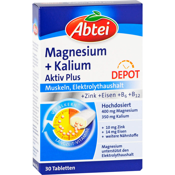 ABTEI Magnesium + Kalium Depot, 30 St TAB