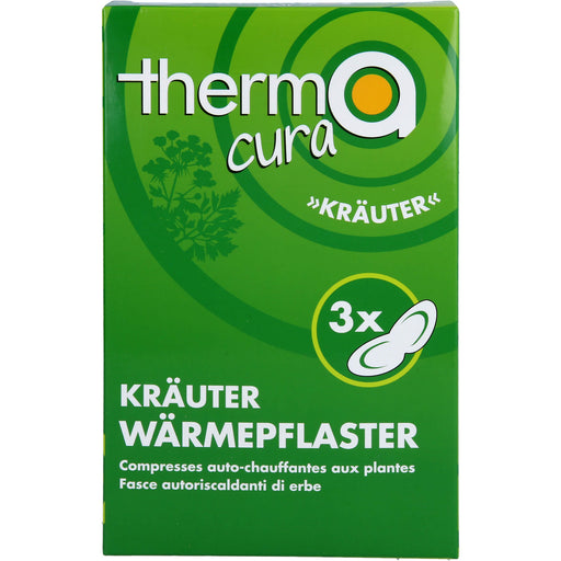Thermacura Kräuter Wärmepflaster, 3 St. Pflaster