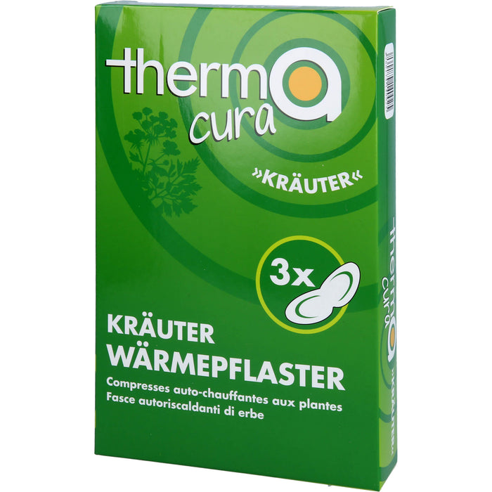 Thermacura Kräuter Wärmepflaster, 3 St. Pflaster