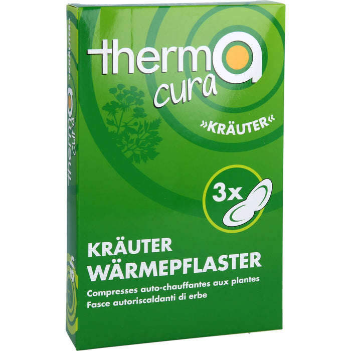 Thermacura Kräuter Wärmepflaster, 3 St. Pflaster