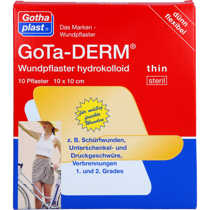 GoTa-DERM thin 10 x 10 CM, 10 St PFL