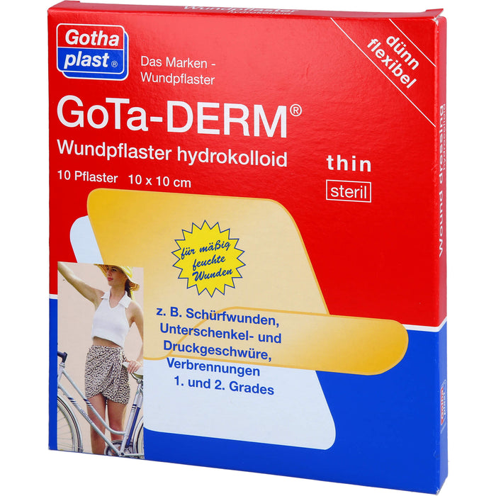 GoTa-DERM thin 10 x 10 CM, 10 St PFL