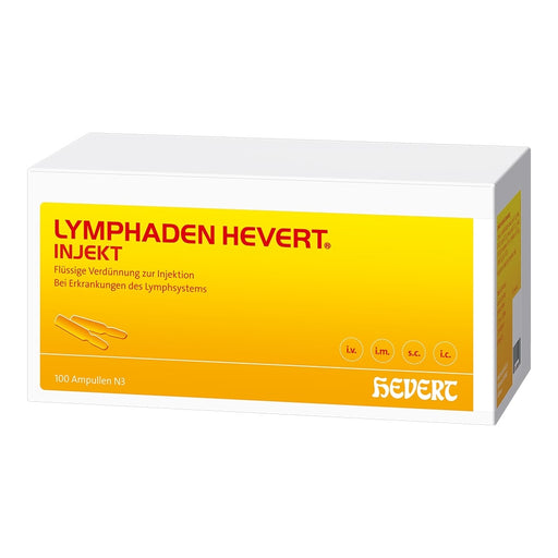 Lymphaden Hevert injekt bei Erkrankungen des Lymphsystems, 100 St. Ampullen