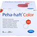 Peha-haft Color Fixierbinde latexfrei 6cmx20m rot, 1 St BIN