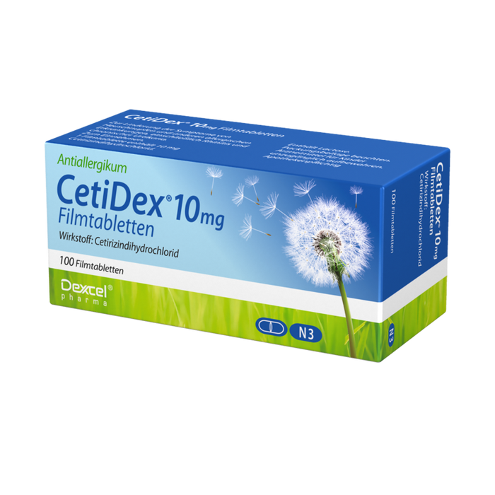 CetiDex® 10 mg Filmtabletten, 100 St. Tabletten