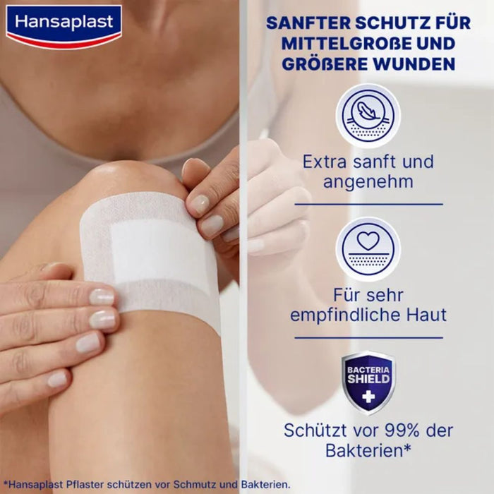 Hansaplast Wundverband Ultra Sensitive 8 x 10 cm XXL, 5 St. Verband