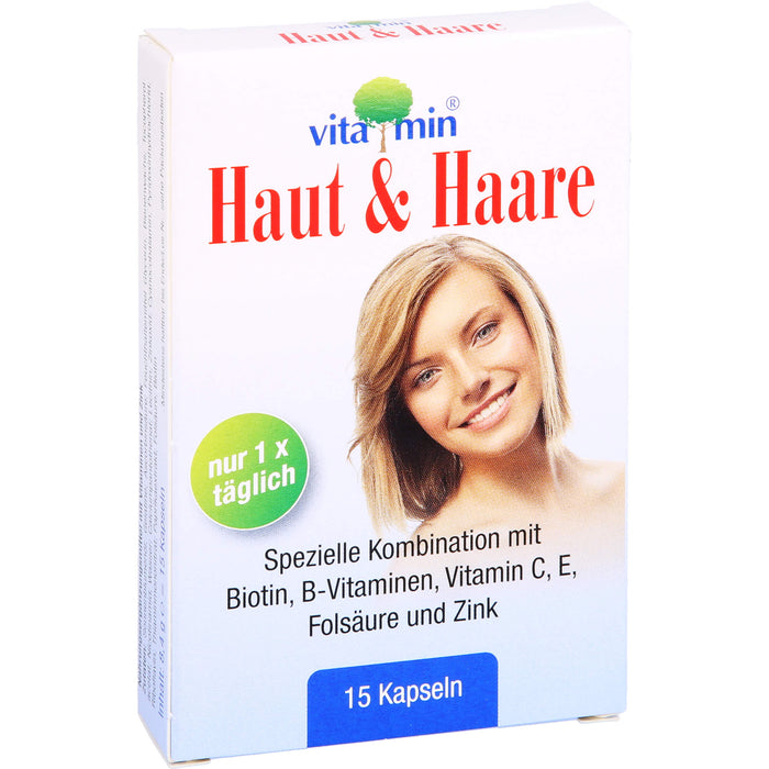 Vitamin Haut & Haare Kapseln, 15 St. Kapseln