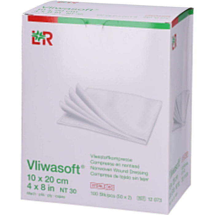 Vliwasoft Vlieskompressen 10x20cm, 50X2 St KOM