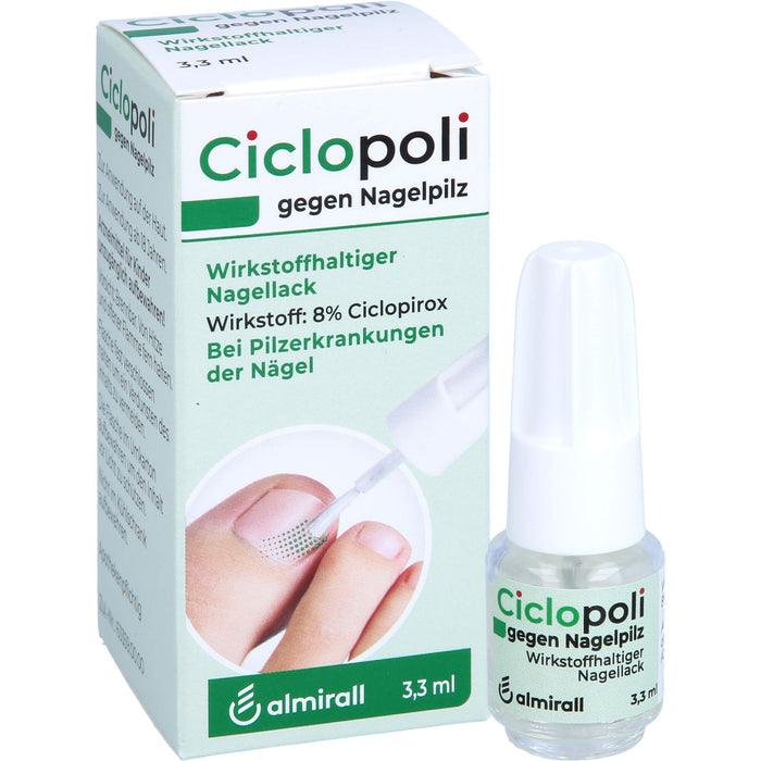 Ciclopoli Nagellack gegen Nagelpilz, 3.3 ml Solution