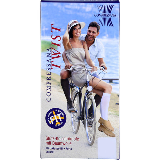 COMPRESSANA TWIST STÜTZKNIESTR.M.BW 4 42-44SCHWARZ, 2 St 