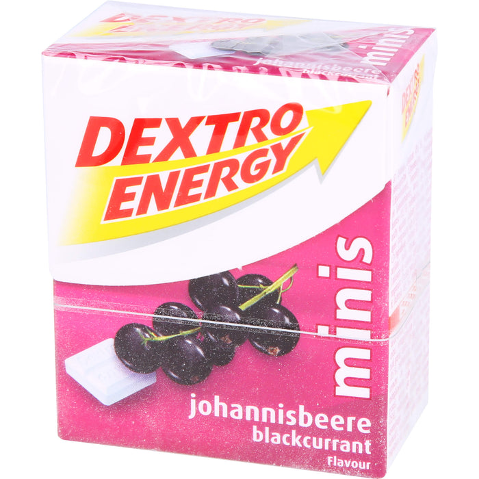 Dextro Energy Minis Johannisbeere Cassisgeschmack, 1 St. Täfelchen