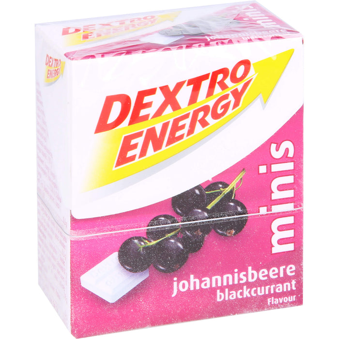 Dextro Energy Minis Johannisbeere Cassisgeschmack, 1 St. Täfelchen