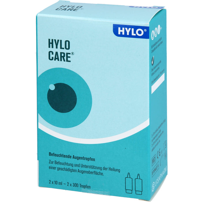HYLO CARE befeuchtende Augentropfen, 20 ml Lösung